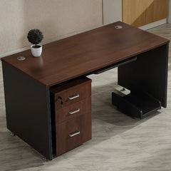 Mobilier de bureau moderne, bureau d'affaires, bureau exécutif avec rangement, bureau d'ordinateur en bois, application de bureau