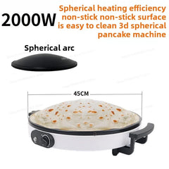 Machine de fabrication Naan Roti multifonction 6 en 1 |   Utilisation commerciale et domestique |   Presse à sandwich Paratha Wrap à chaleur rapide |   Vendeur chaud