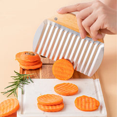 Coupe-frites en acier inoxydable, trancheur de pommes de terre, hachoir à légumes, trancheur de légumes, Gadgets de cuisine durables, nouvelle collection 2025