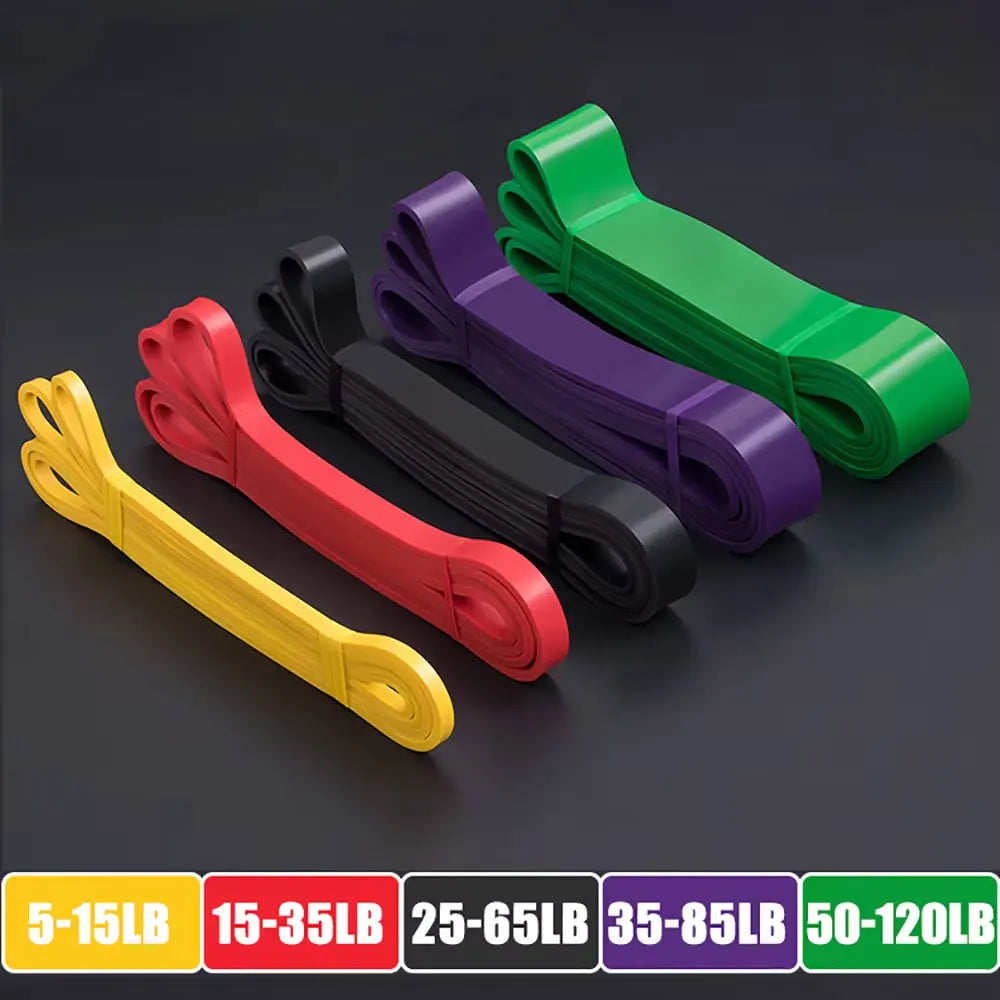 Bandes de résistance, bandes d'exercice, bandes d'assistance de traction, bandes de dynamophilie pour hommes et femmes, entraînement physique, entraînements à domicile