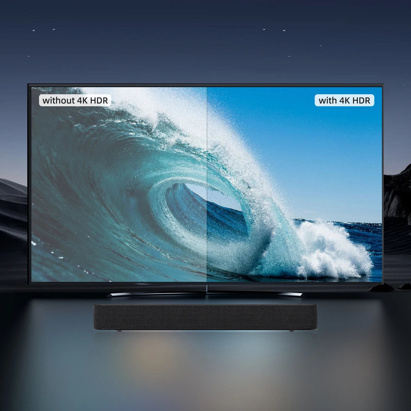 Barre de son MECOOL Android 12 certifiée Google Netflix Dolby Atmos Dolby Vision 4 + 32G son Surround Home Media cinéma