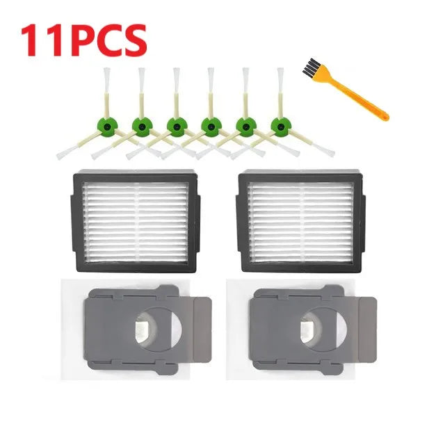 Sac à poussière avec filtre Hepa pour brosse latérale principale, pièces de rechange pour aspirateur Robot iRobot Roomba i3 i4 i6 i7 i8 j7 E5 E6 E7, accessoires