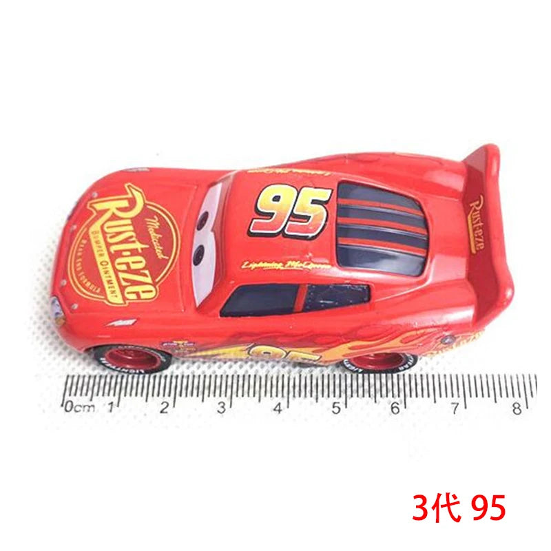 Voitures Disney Pixar voiture 2 3 alliage voiture foudre McQueen Jackson tempête Mack Sally camion moulé sous pression modèle jouet enfants cadeau d'anniversaire