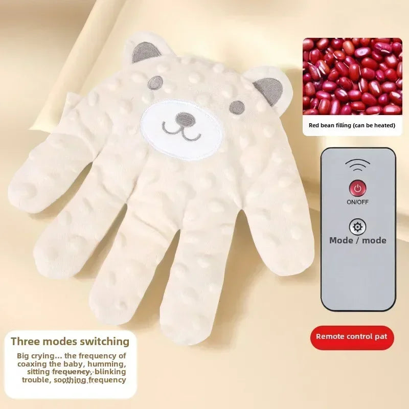Oreiller de Sommeil Apaisant pour Nouveau-Né, Télécommande Électrique, Simulation de Paume, Accessoire de Soins pour Bébés