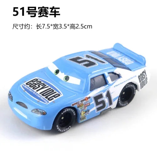 Tous les styles Disney Pixar Cars métal moulé sous pression voitures modèle Lightning McQueen alliage voiture numéro 4.19.28.36.51 101 série de course jouet