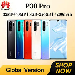 HUAWEI P30 Pro Smartphone Android 4200mAh 8GB RAM 256GB ROM 6.47 pouces téléphone FHD + 2340x1080 32 + 40MP GPS 4 5G réseau téléphones mobiles
