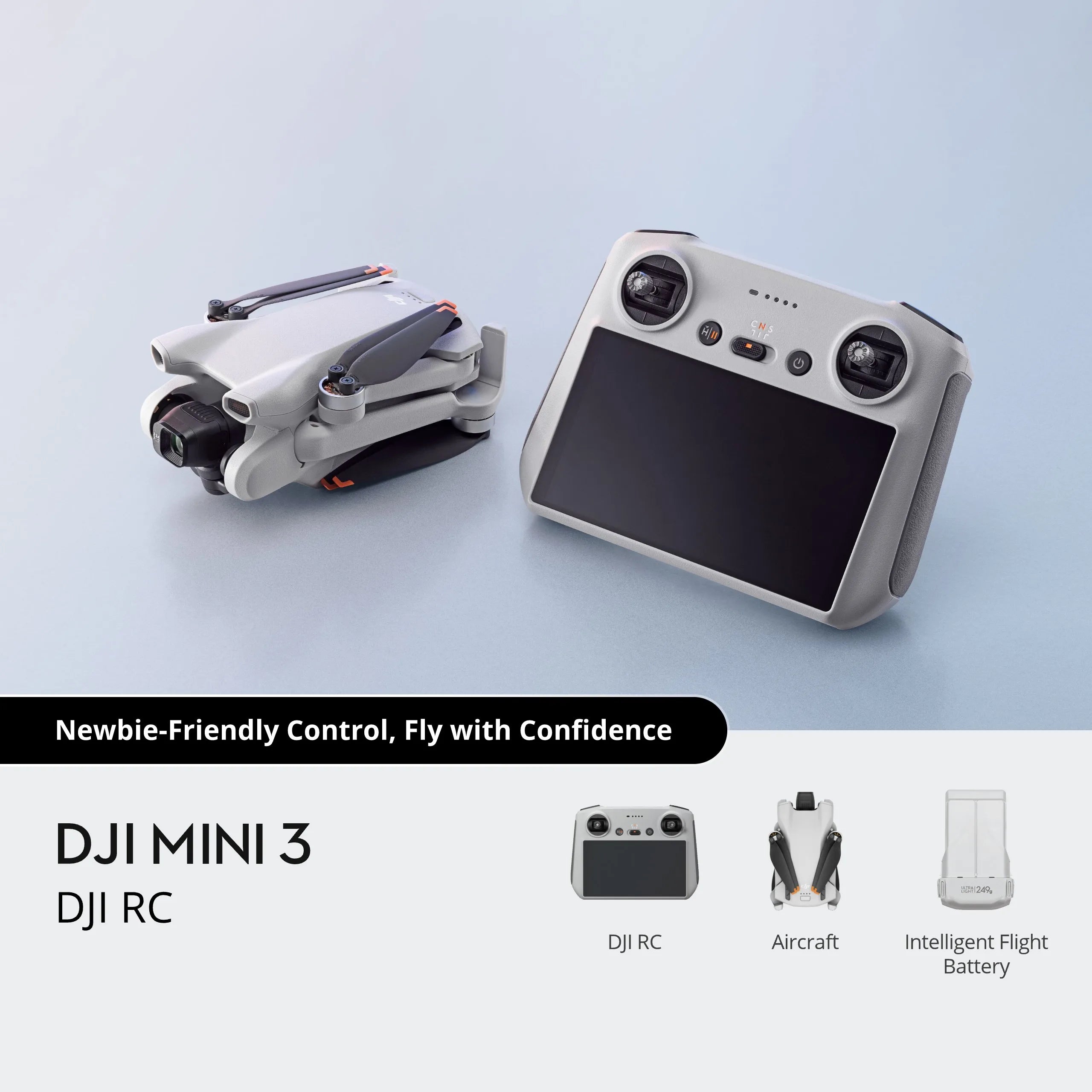 DJI Mini 3 Lightweight Mini Camera 4K HDR Video 38min Flight Time True Vertical Shooting DJI Original In Stock