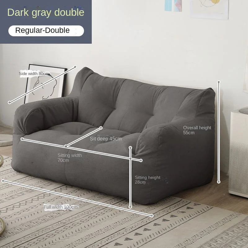 OMGD paresseux canapé peut s'allonger et dormir chambre Chaise longue Ins vent balcon petit canapé simple Net rouge Tatami canapé doux