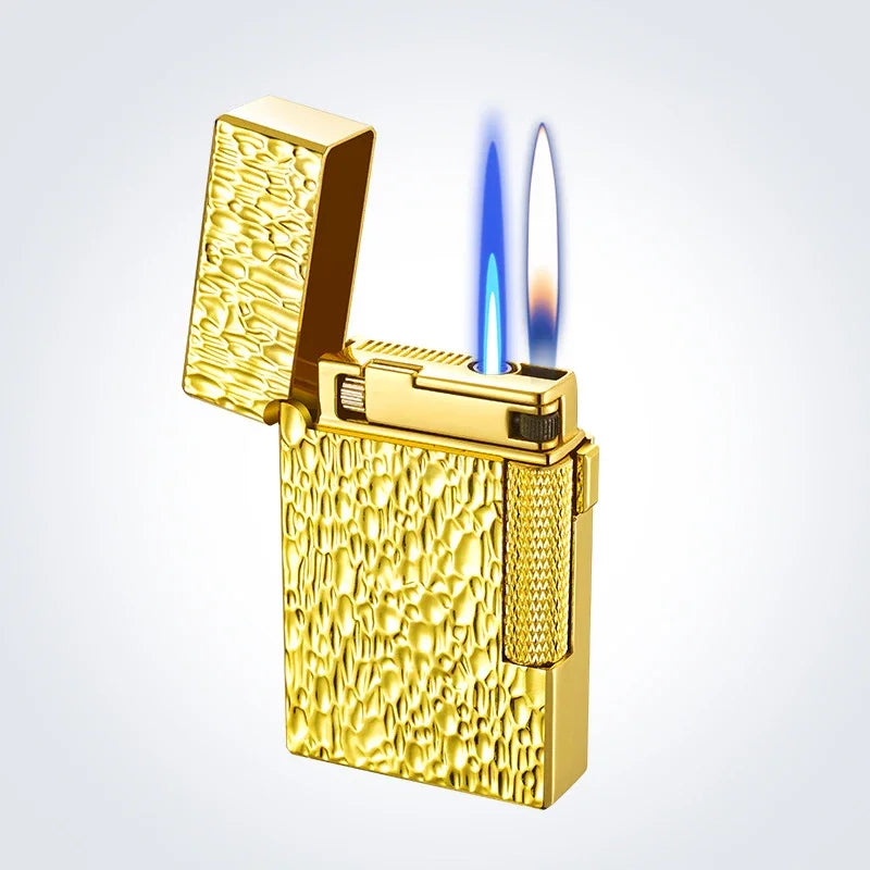 Torch Gas Lighter Cigarette Lighter Metal Windproof Flint Unusual Lighters Smoking Accessory Butane Gadgets for Men Gift Lighter
