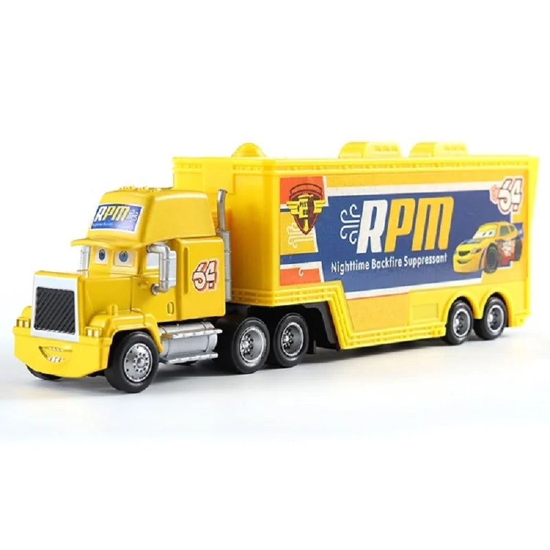 Disney Pixar Cars 2 3 Lightning McQueen Mack oncle Jackson Storm voiture camion 1:55 véhicule moulé sous pression jouets en métal cadeau pour enfants enfant