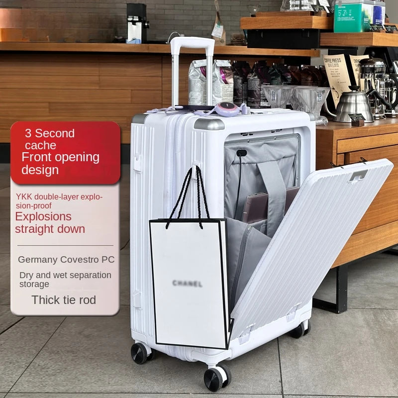 Ucks GO-Valise ouverte à l'avant, sac de voyage d'affaires, extensible, grande capacité, mala de viagem, sac de voyage