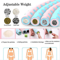 Cerceau lesté pour perte de poids, boucle de yoga, exercice de fitness, massage, musculation, forme de gymnastique, taille fine