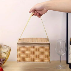 Nouveau Conteneur alimentaire Portable panier sac isolant boîte à déjeuner sac de pique-nique pour Camping en plein air stockage à domicile