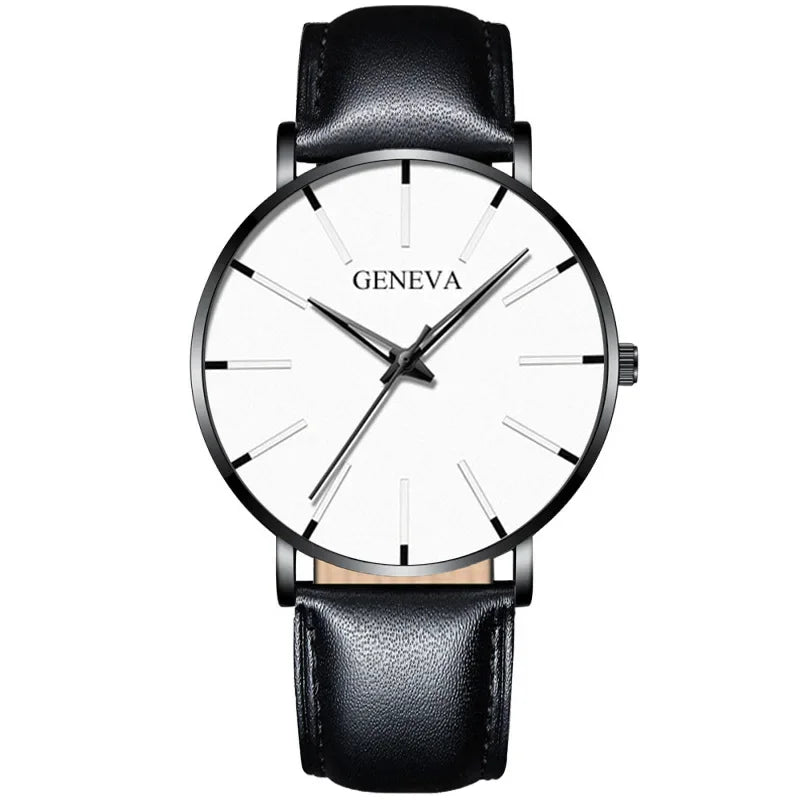 2024 Nouveau Montres de Mode Pour Hommes Luxe Ultra Mince En Acier Inoxydable Bracelet De Quartz Montre En Or Rose Hommes Montre Cadeaux Reloj Hombre