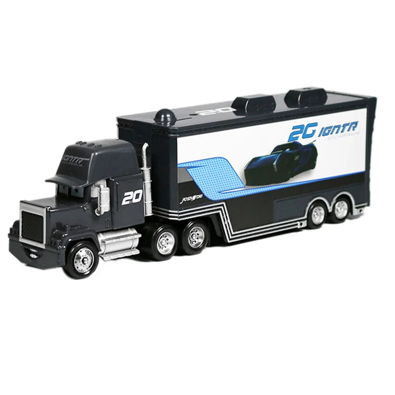 Disney Pixar Cars 2 3 Lightning McQueen Mack oncle Jackson Storm voiture camion 1:55 véhicule moulé sous pression jouets en métal cadeau pour enfants enfant