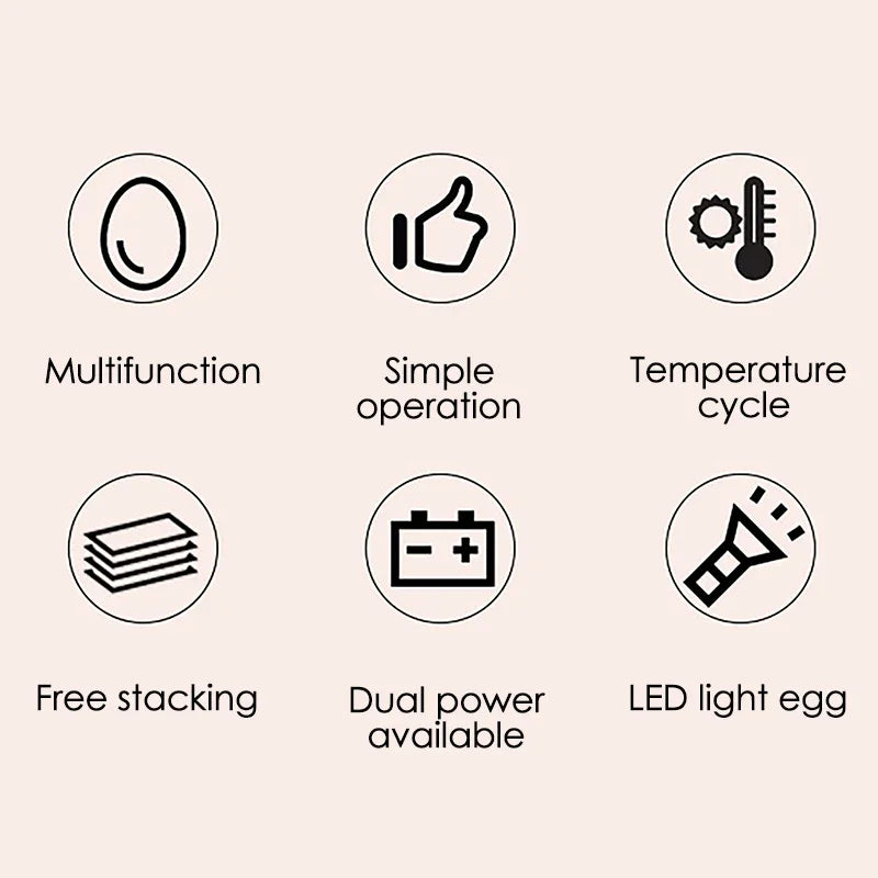 Incubateur d'œufs électrique Intelligent à double électrique, entièrement automatique, pour poulet, canard, oie, Pigeon, ferme de volaille, couveuse d'oiseaux, 24