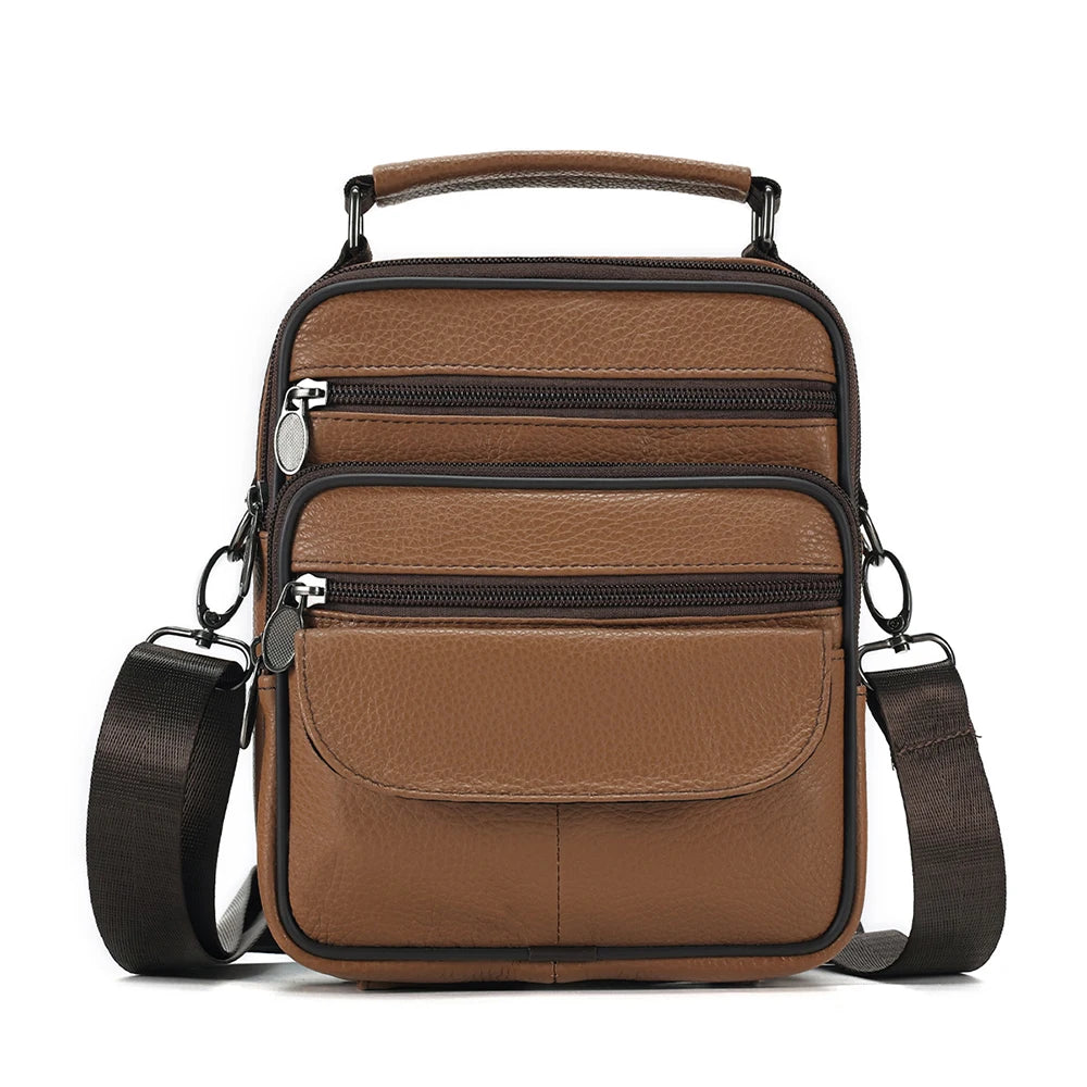 JOYIR hommes en cuir véritable sacs à bandoulière sac de messager pour homme sacs à bandoulière à la mode décontracté voyage sac à bandoulière sacs à main
