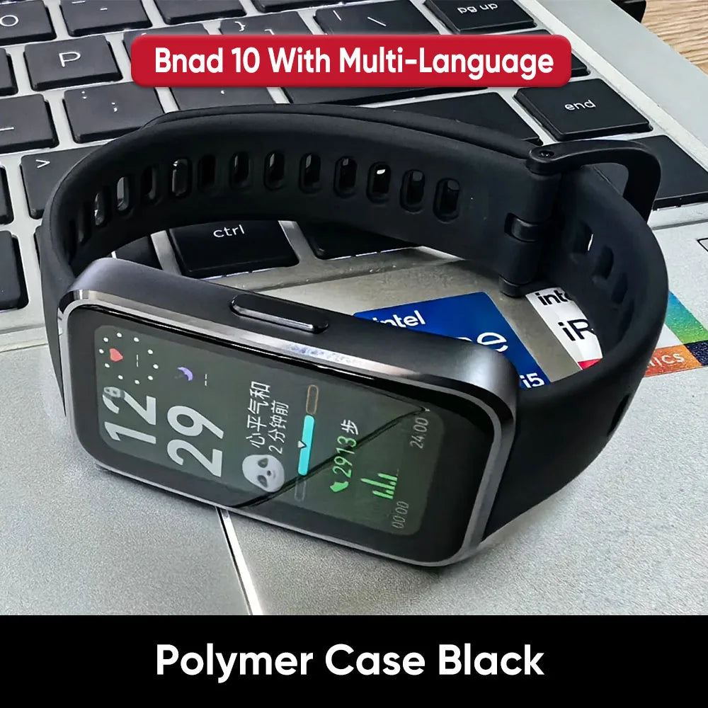 Montre connectée Huawei Band 10, originale, Compatible avec IOS et Android, suivi du sommeil, moniteur de santé, autonomie de 14 jours,