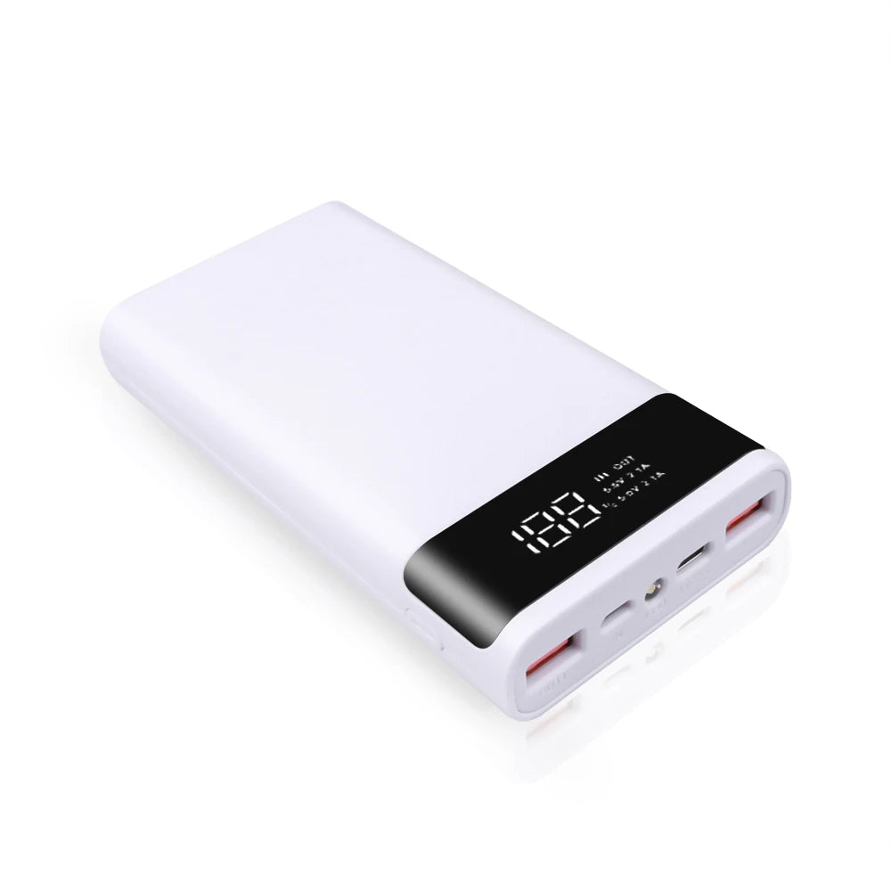 DIY18650 batterie stockage boîte de chargement boîte de rangement sans batterie double USB type-c 5V adapté pour iPhone Xiaomi Huawei