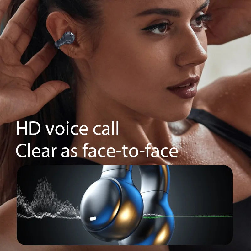 Écouteurs sans fil Bluetooth à Conduction osseuse, haute qualité, réduction du bruit, pour sport et jeu, adaptés à Xiaomi Iphone