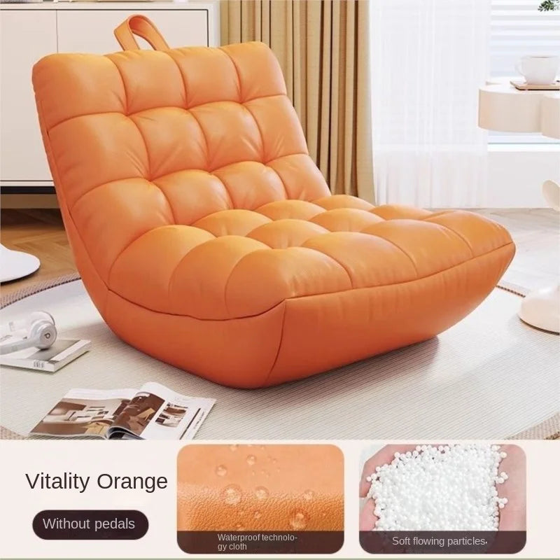 Canapé paresseux peut s'allonger peut dormir chenille chambre simple petit canapé chambre principale chaise longue Tatami balcon chaise longue canapé
