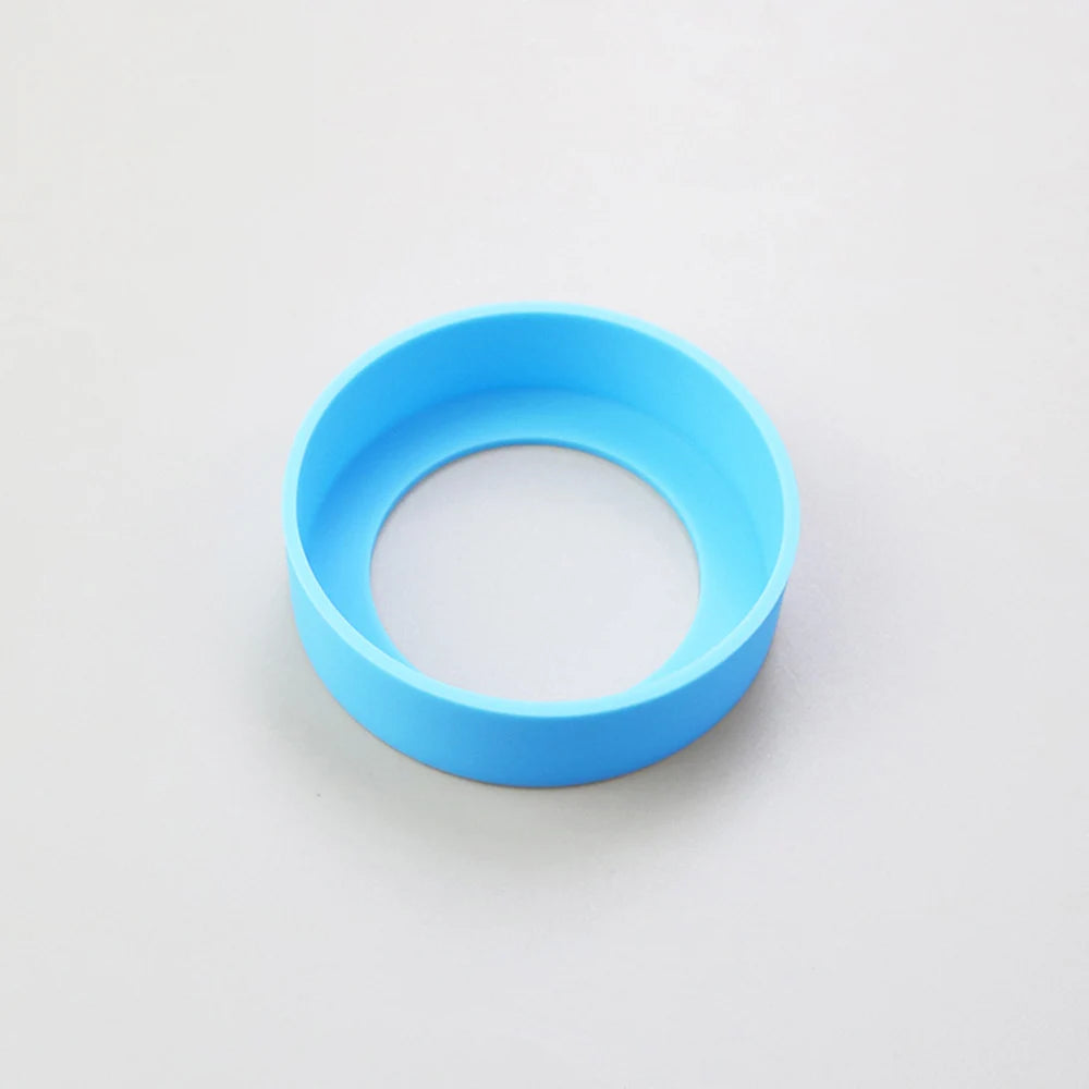 Couvercle inférieur de tasse en Silicone de 7cm, gaine de manchon de dessous de verre, anneau inférieur de tasse de 70MM, résistant à l'usure, couvercle inférieur incassable