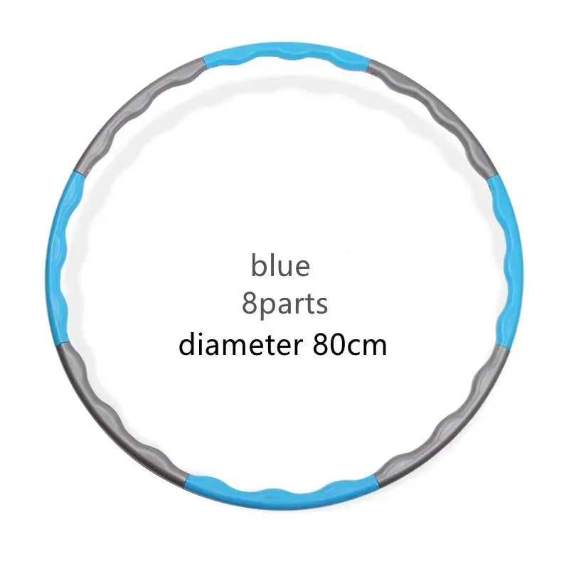 Cerceau de Sport Portable et détachable, 1x9/8/7 Sections, facile, outil de Fitness, de gymnastique, en plastique léger, anneau d'entraînement de taille, équipement d'entraînement