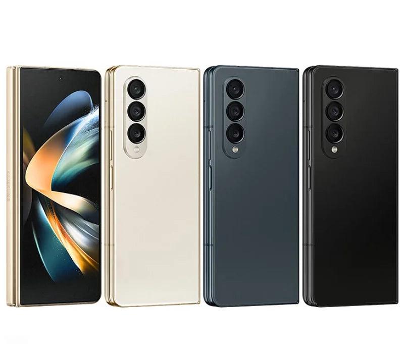 Samsung Galaxy Z Fold4 Fold 4 5G F936B Version mondiale 7.6 "AMOLED 12GB RAM 256/512GB ROM Snapdragon NFC 99% nouveau téléphone portable