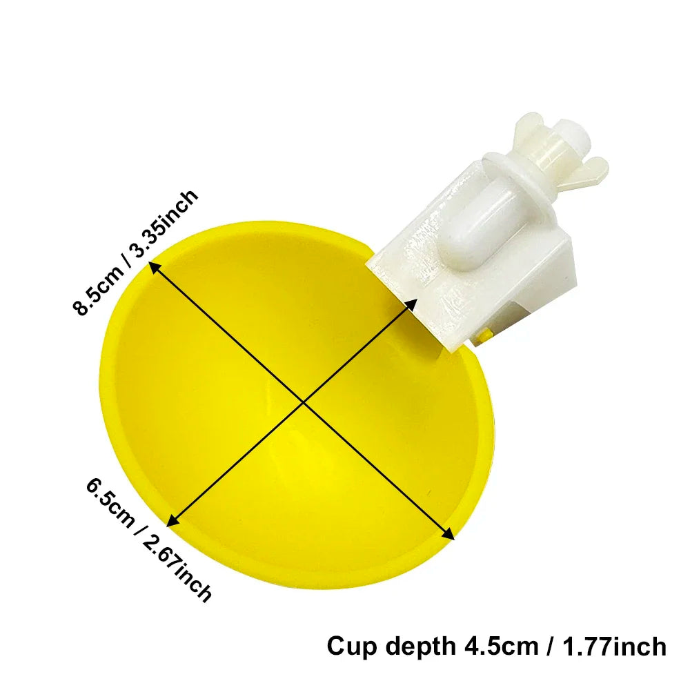 Abreuvoir automatique jetable pour animaux de ferme, bol pour volaille, poussins, canard, oie, eau potable, 1 à 20 pièces