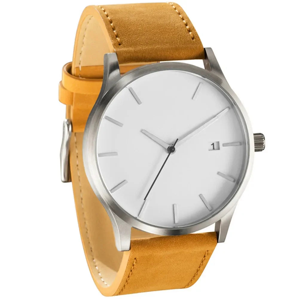 Relogio Masculino hommes Montre mode Sport montres nouvelle Montre pour hommes hommes calendrier en cuir décontracté Quartz horloge Relojes Hombre Montre