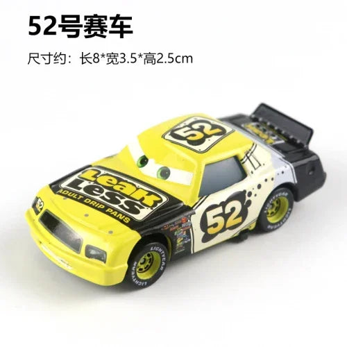 Tous les styles Disney Pixar Cars métal moulé sous pression voitures modèle Lightning McQueen alliage voiture numéro 4.19.28.36.51 101 série de course jouet