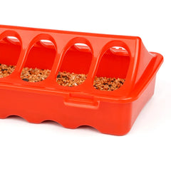 Fontaine d'alimentation jetable pour volaille, outils d'alimentation, poussin et oiseau, sol, 12-28 trous, 20 cm, 30 cm, 40 cm, 50cm, 1 pièce