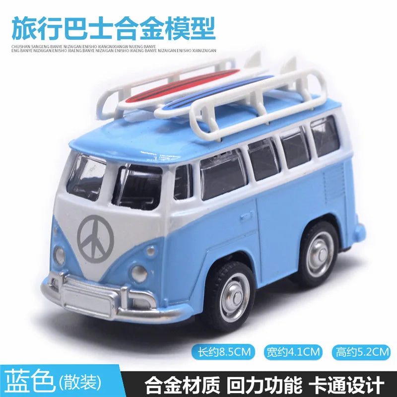 Mignon moulé sous pression en alliage métal voiture Bus moteur Tricycle moto Taxi modèle jouet enfants cadeau d'anniversaire