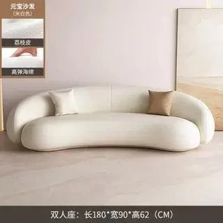 Canapé de salon moderne nordique salon minimaliste blanc canapé de salon relaxant canapé romantique Divani Da Soggiorno meubles