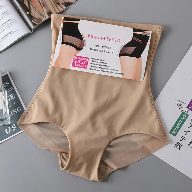 Corset sans couture taille haute pour femme, gaine amincissante, culotte de contrôle du ventre, lève-fesses