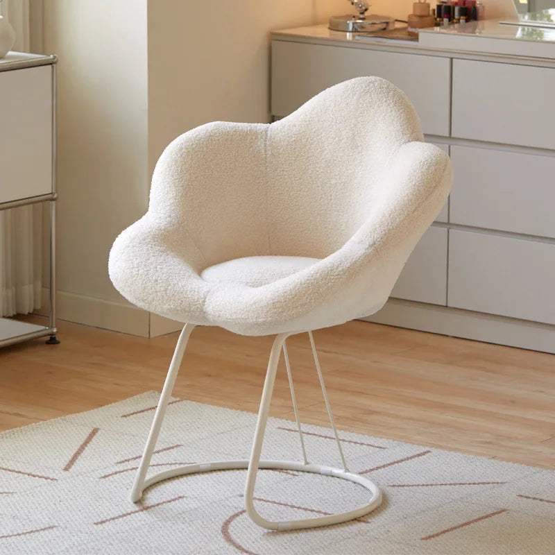 X & D-Tabouret de maquillage haut de gamme pour usage domestique, chaise de dossier de chambre à coucher pour femme, tabouret en spanol simple, luxe abordable, nouveau, chaud