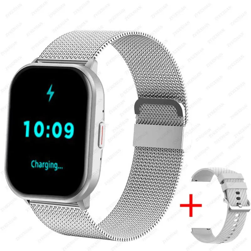 2024 New For Huawei Xiaomi 100+ Sports Mode Smart Watch Men Women Heart Rate Blood Pressure HD Bluetooth Call Smart Watch Men's