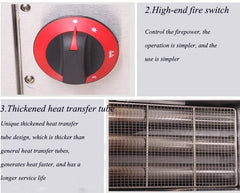 Industrie simple gaz friture maïs chien utilisé Propane friteuse Machine frites et poulet frit salle à manger rapide