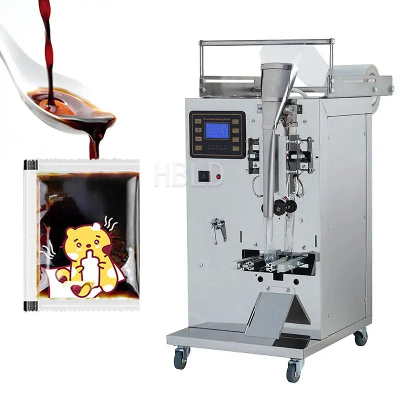 Petite machine d'emballage, machine de cachetage de sauce à l'eau, assaisonnement quantitatif, machine de cachetage de petits sacs de lait