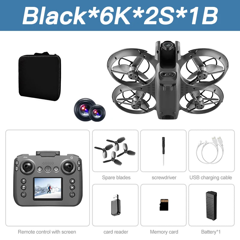 Xiaomi Mijia MINI V666 Drone 4K professionnel WIFI 5G Dron évitement d'obstacles sans brosse Altitude Mode sans tête RC quadrirotor jouets