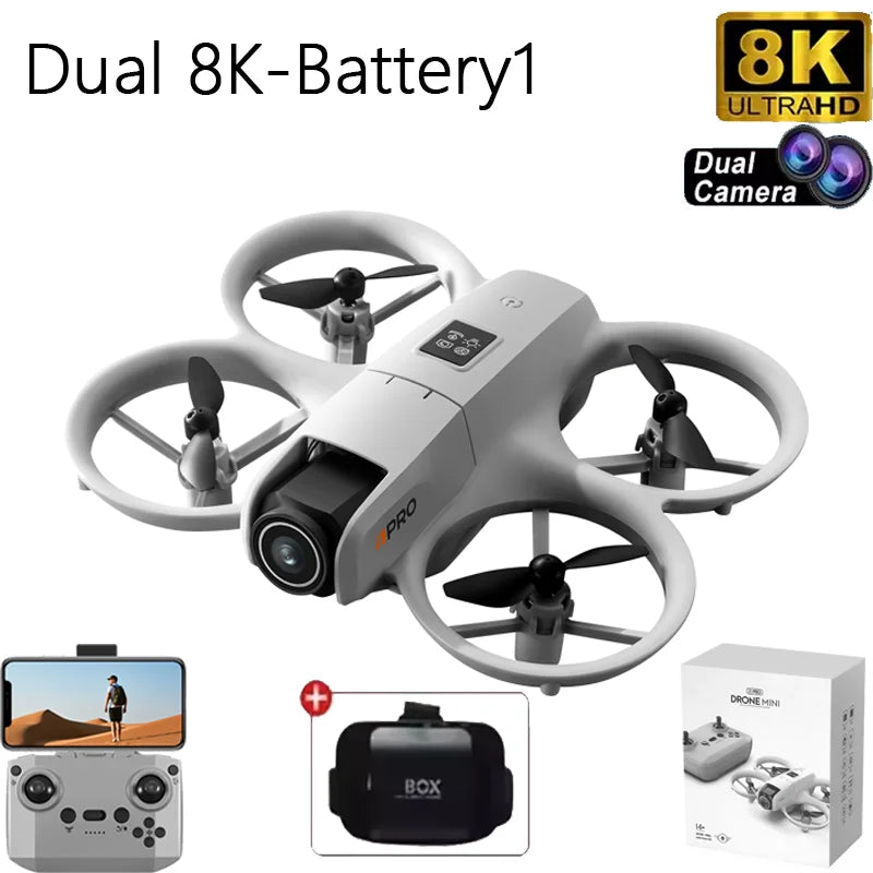 I1PRO Mini Drone professionnel 8K HD caméra Drone 5G WIFI FPV UAV avec écran télécommande évitement aérien quadrirotor jouet cadeau
