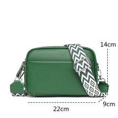 Sacs à bandoulière en cuir véritable pour femmes, de bonne qualité, de luxe, couleur unie, en cuir de vache, fourre-tout, 2023