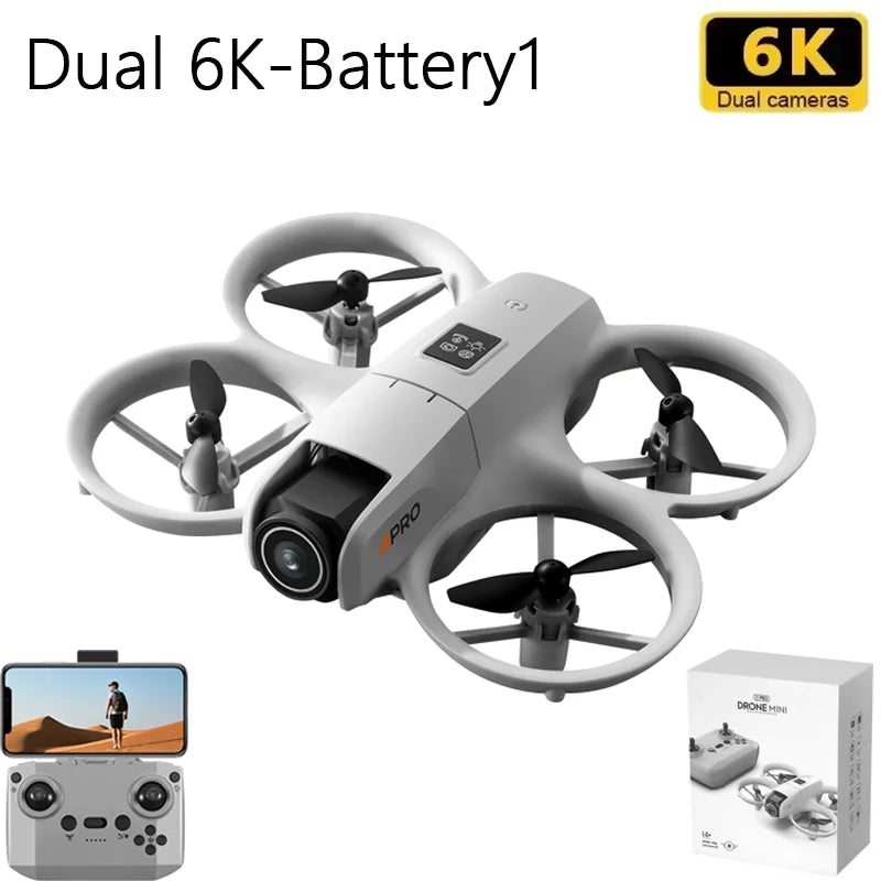 I1PRO Mini Drone professionnel 8K HD caméra Drone 5G WIFI FPV UAV avec écran télécommande évitement aérien quadrirotor jouet cadeau
