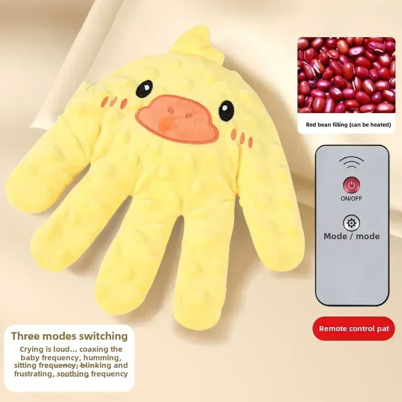 Oreiller de Sommeil Apaisant pour Nouveau-Né, Télécommande Électrique, Simulation de Paume, Accessoire de Soins pour Bébés