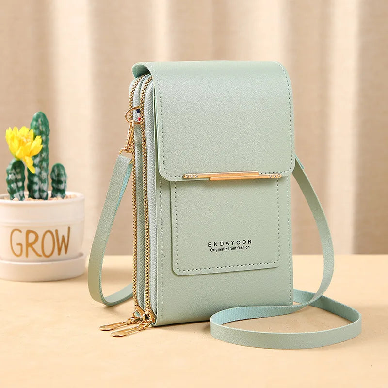 Buylor sac à main femme écran tactile sac à main pour téléphone portable sac à bandoulière femme pas cher petit portefeuille en cuir souple bandoulière сумка ж Dönusen