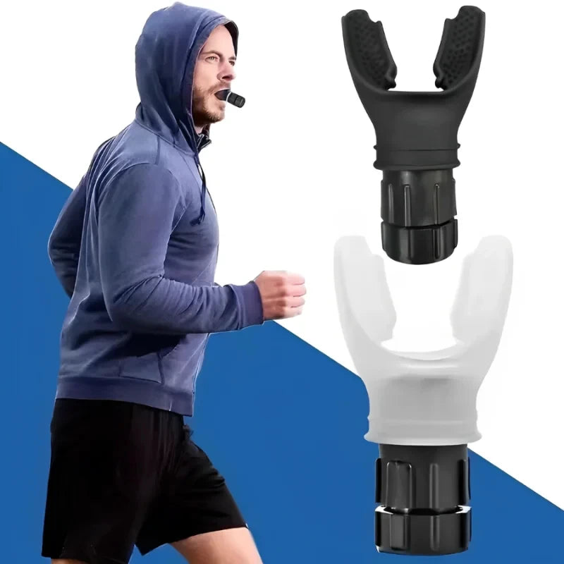 1 pièces exercice respiratoire pour les poumons Portable souffle Fitness exercice dispositif résistance entraînement avec résistances réglables sport