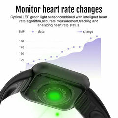 Montre intelligente multifonctionnelle pour hommes et femmes, Bluetooth, téléphone connecté, musique, fitness, bracelet de sport, moniteur de sommeil, Y68, D20