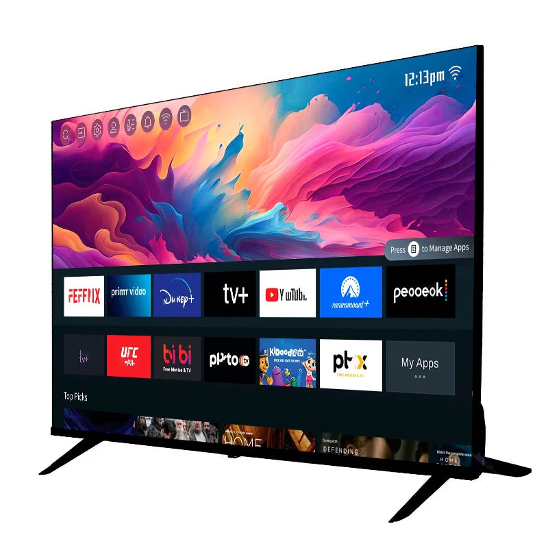 accepter personnalisé 4K android écran plat led tv smart 32 40 50 55 65 43 pouces écrans de télévision intelligente téléviseurs téléviseurs intelligents