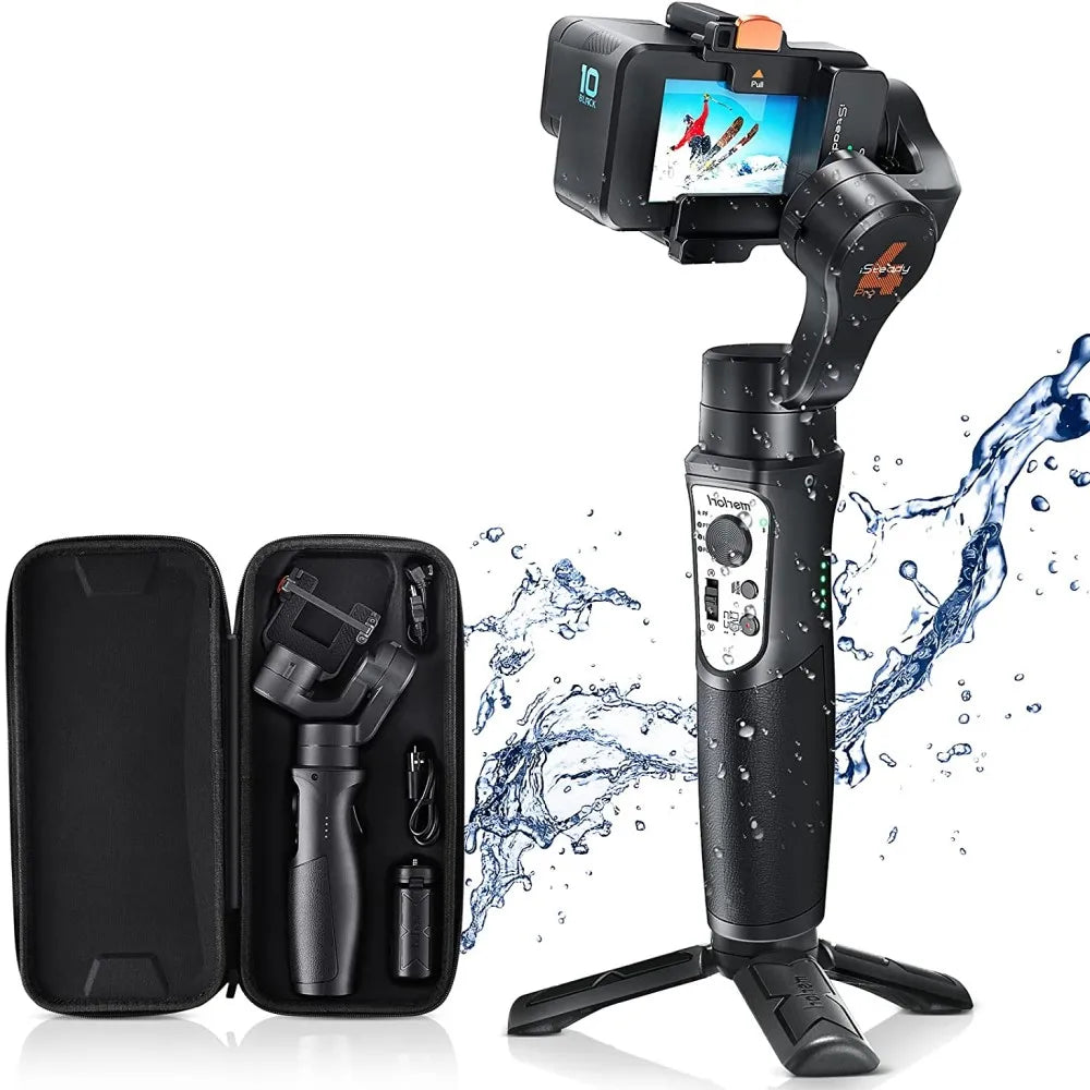 Hohem – iSteady Pro 4 stabilisateur de caméra d'action 3 axes portatif, cardan officiel pour GoPro 10/9/8/7/6/5 DJI OSMO insta 360 One R