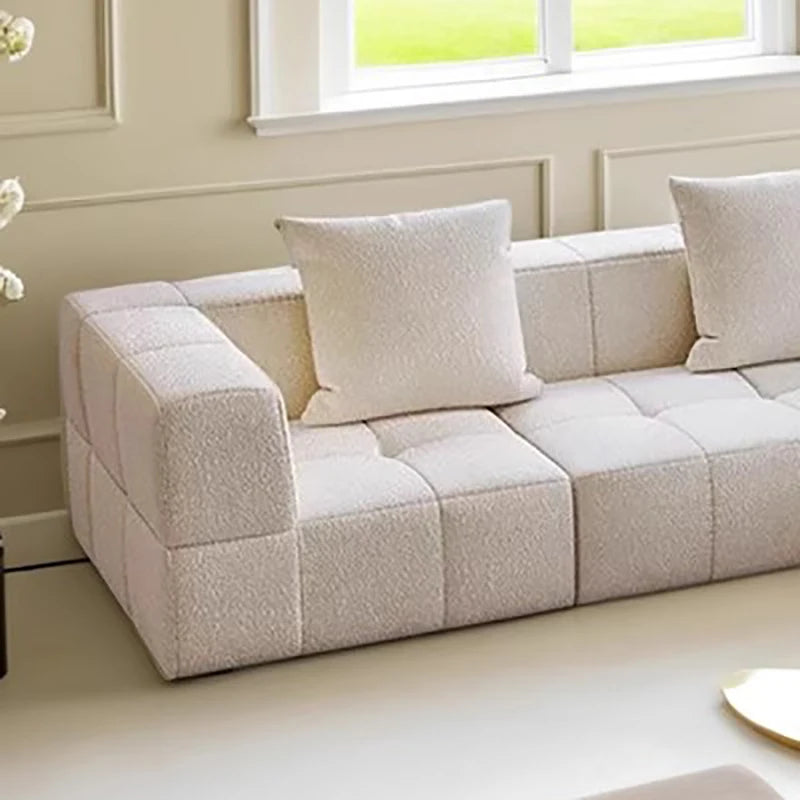 Canapés de salon français de luxe désossé chambre à coucher à la mode canapés de salon compressés Glam élégant Canapé meubles modulables